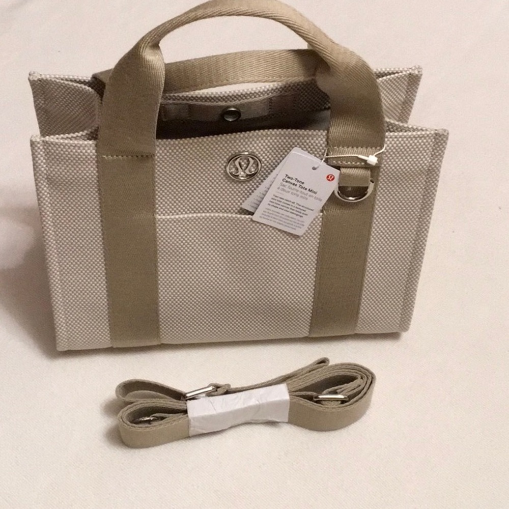Lululemon Two-Tone Canvas Tote Mini - Picture 3 of 8